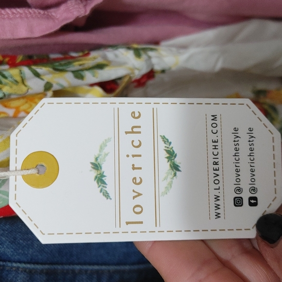 FLORAL PRINT MAXI BOHO DRESS - Picture 6 of 6